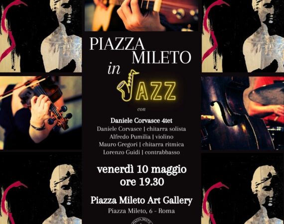 Locandina della seconda serata di Piazza Mileto in Jazz