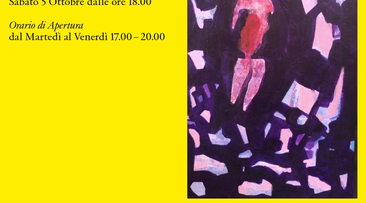 locandina dell'esposizione Transiti dell'artista Maurizio Gracceva a Piazza Mileto Art Gallery